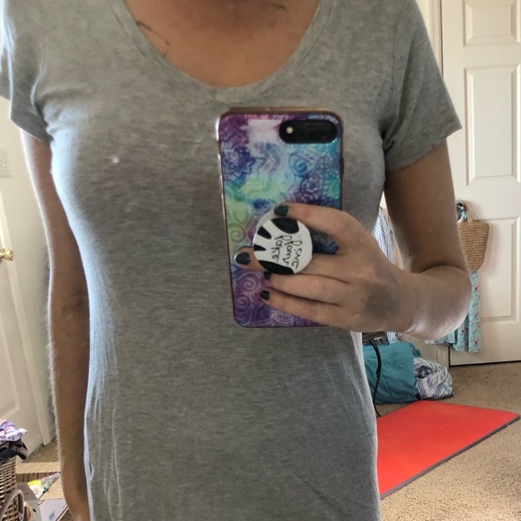 Lot 2 very soft grey tops ky - Picture 8 of 9